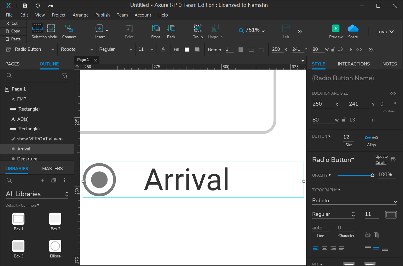 Prototypes en Foei, Axure