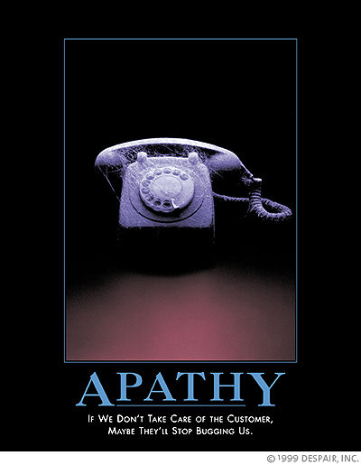 Despair poster - apathy